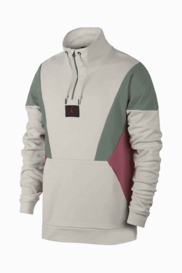 Sudadera Jordan Jumpman Half-Zip Fleece – Edición Bone & Sage